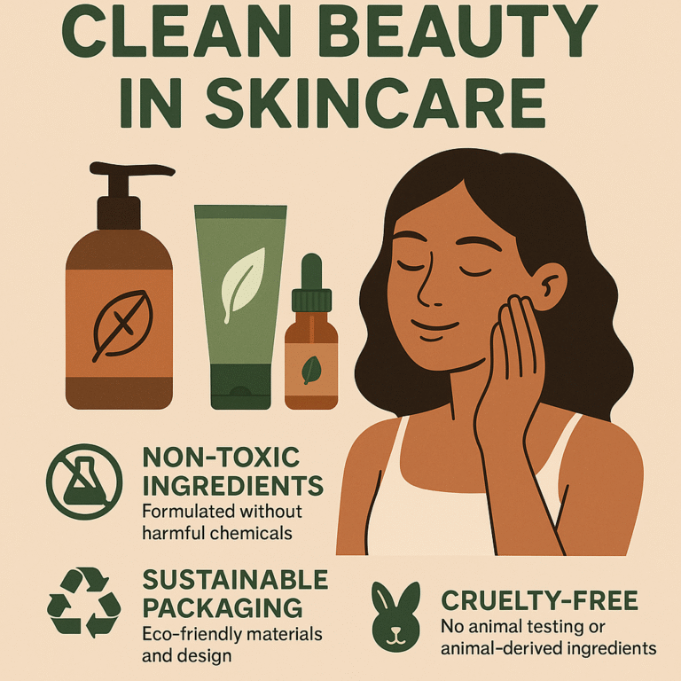 Clean beauty skincare