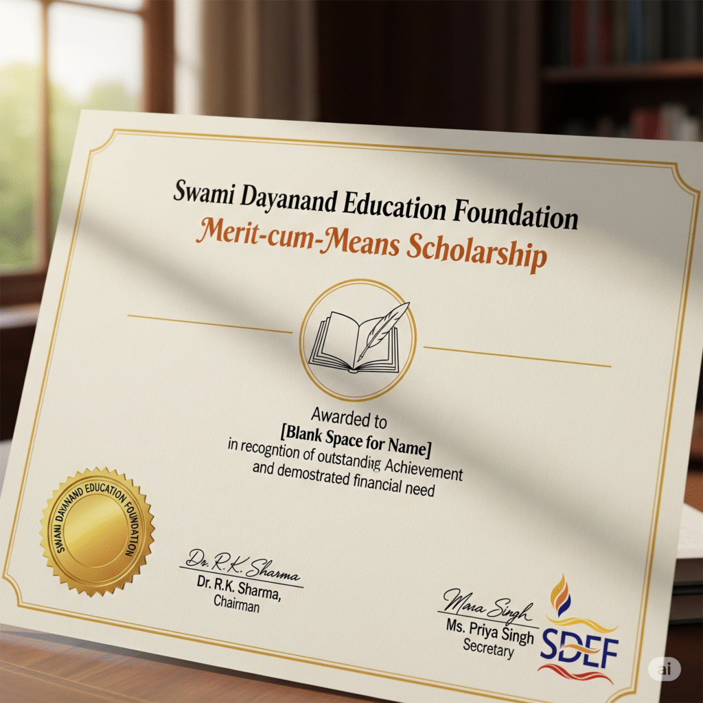 Swami Dayanand Scholarship