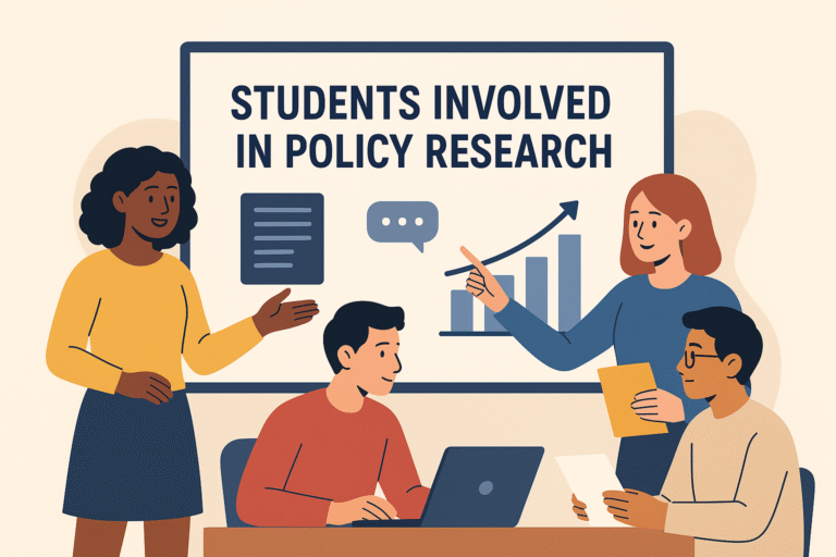 Student involvement in research project during university workshop