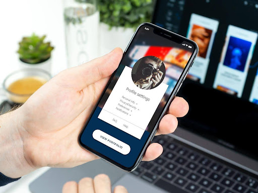 mobile portfolio student