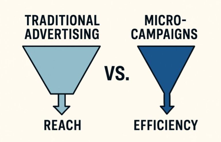 A digital marketer analyzing data on multiple screens to optimize micro-campaigns for higher engagement and ROI.
