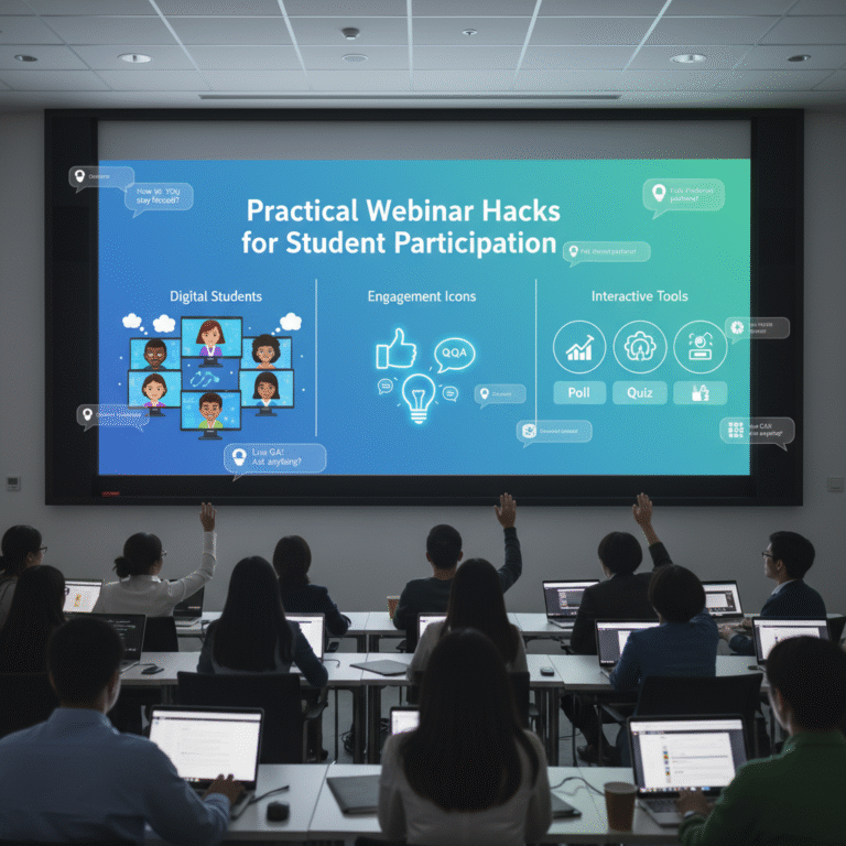 student webinar tips 2025