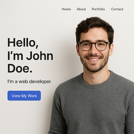 example of personal website