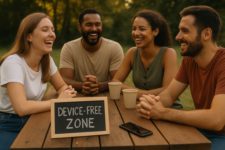 Device-Free Friendship Fests