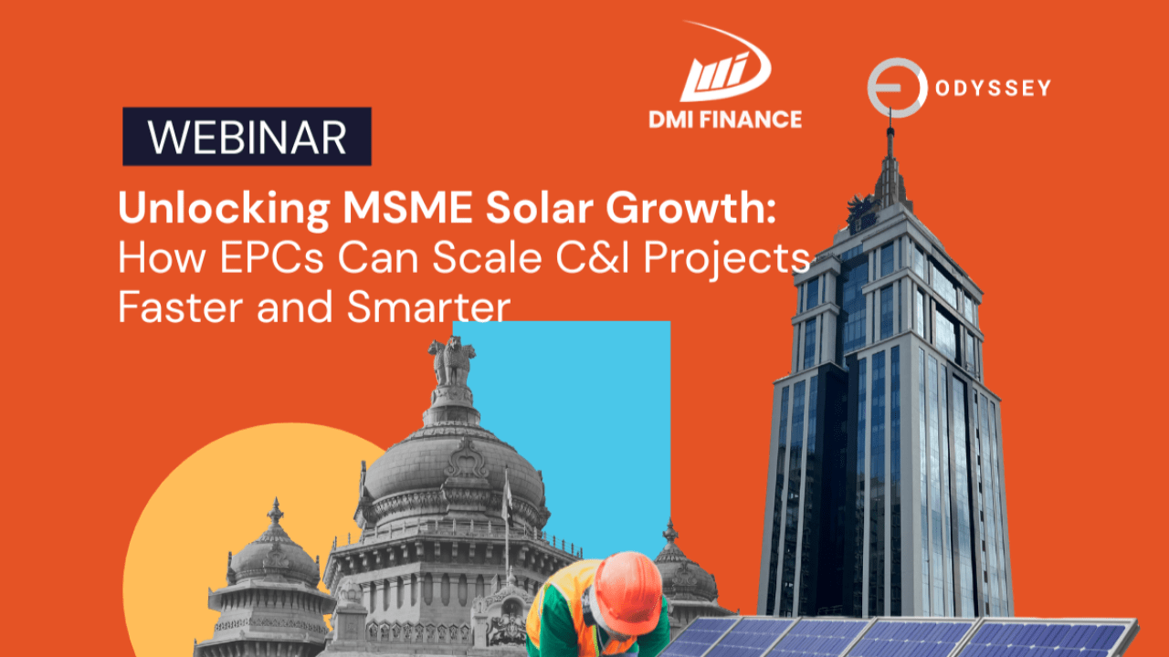 MSME solar growth: How EPCs scale C&I projects faster? Poster