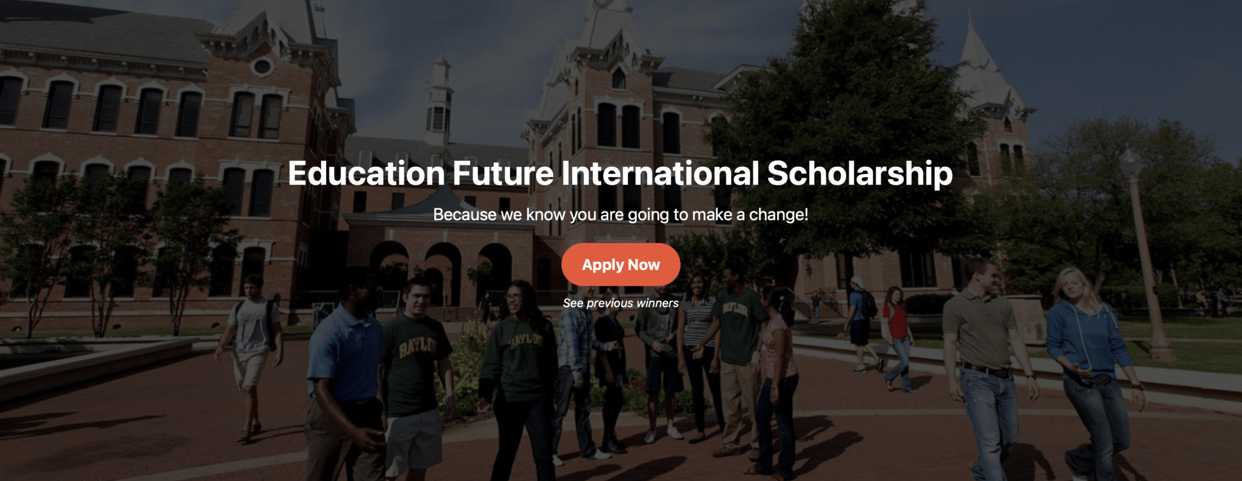Education Future International Scholarship Banner