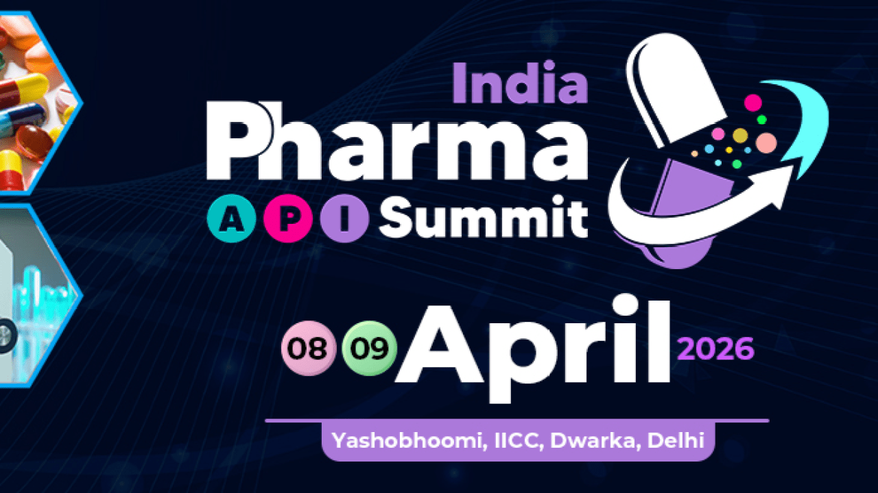 India Pharma API Summit 2026, New Delhi Poster