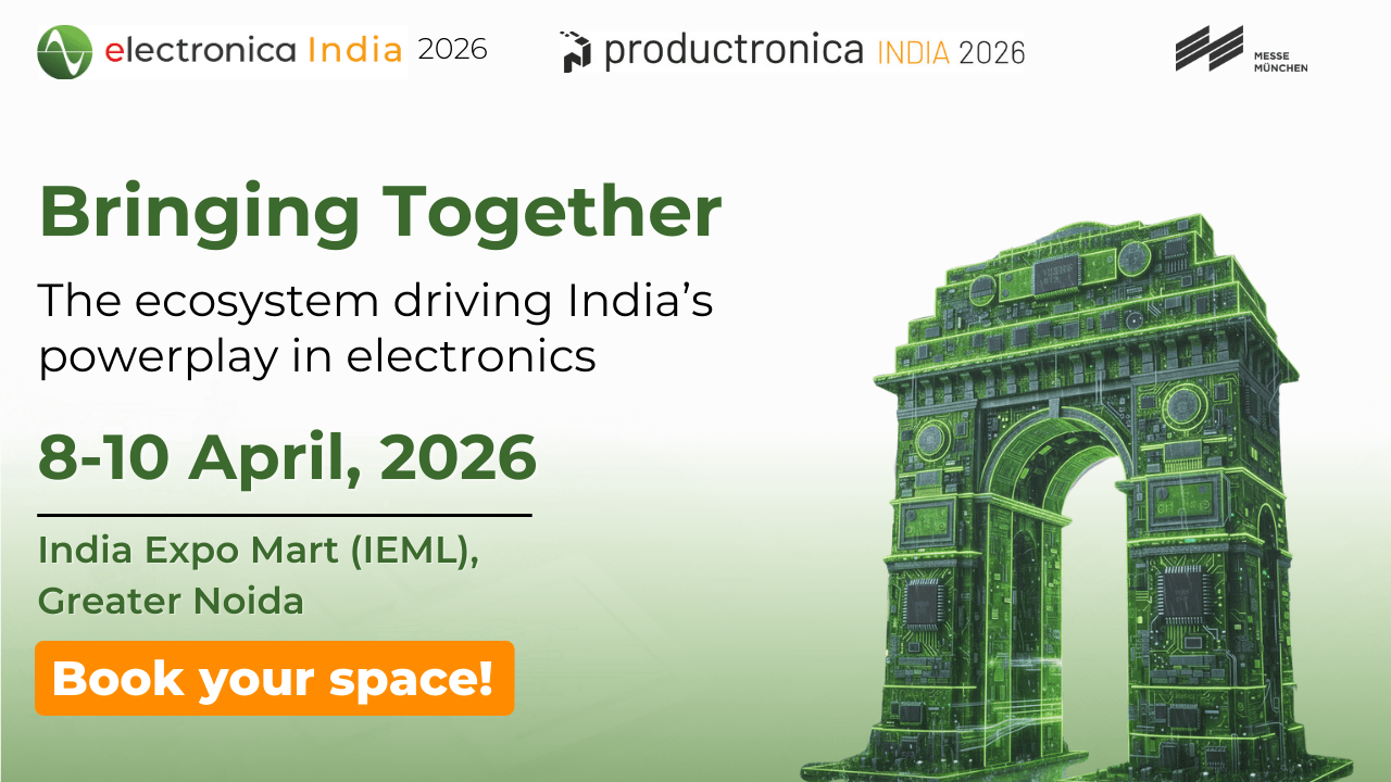 Electronica India & productronica India 2026 Poster