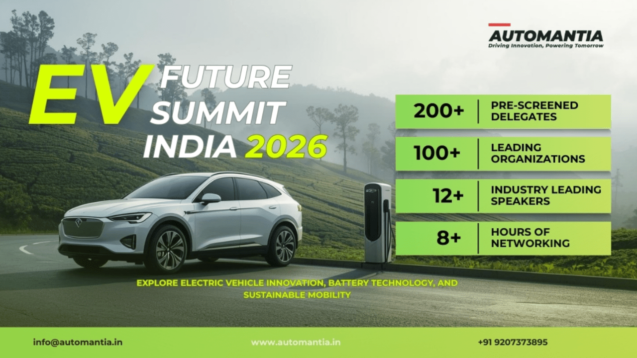 EV Future Summit India 2026 – Chennai Poster