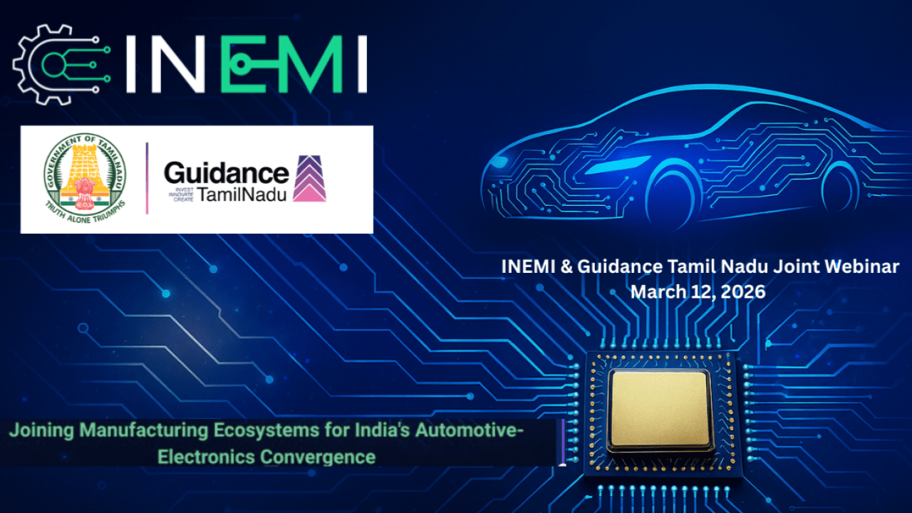 INEMI & Guidance Joint Webinar: Joining Manufacturing Ecosystems for India Poster