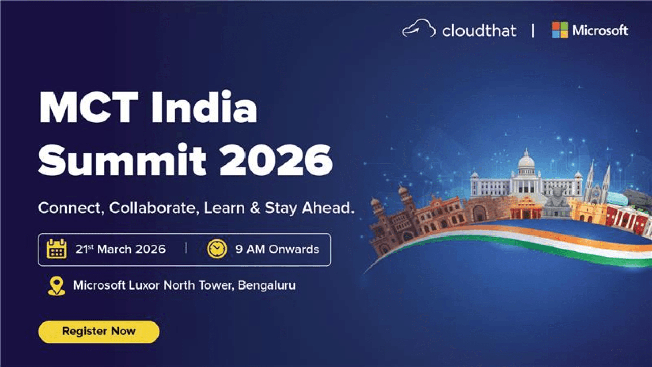 MCT India Summit 2026 Poster