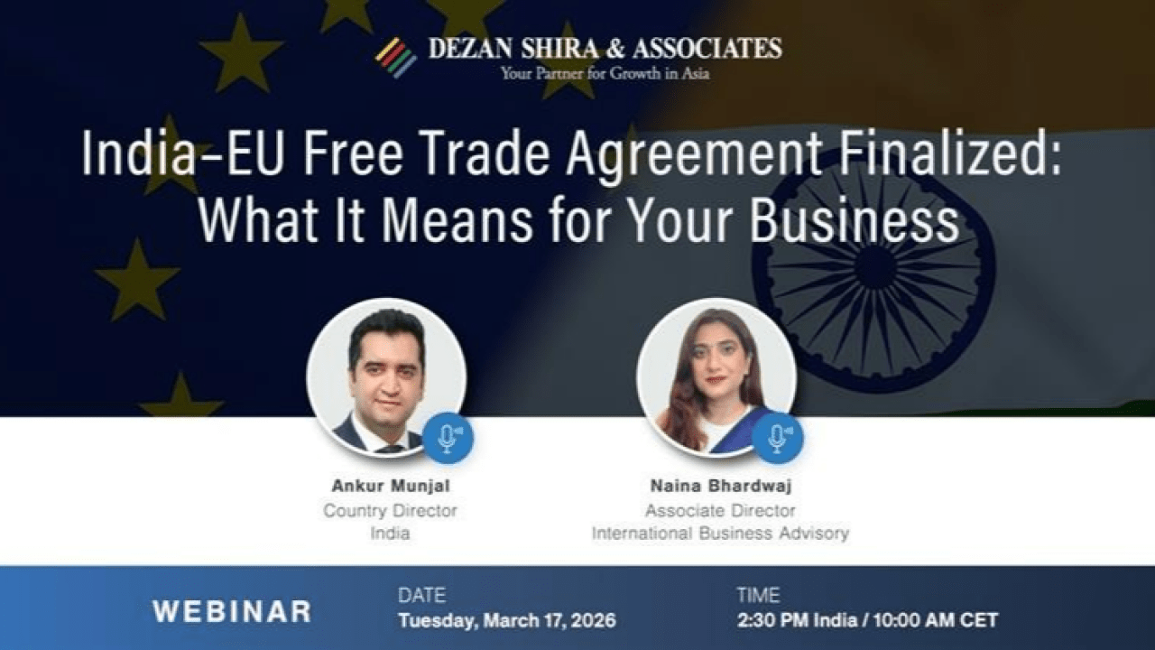India–EU Free Trade Agreement Finalized: What It Means for Your Business Poster