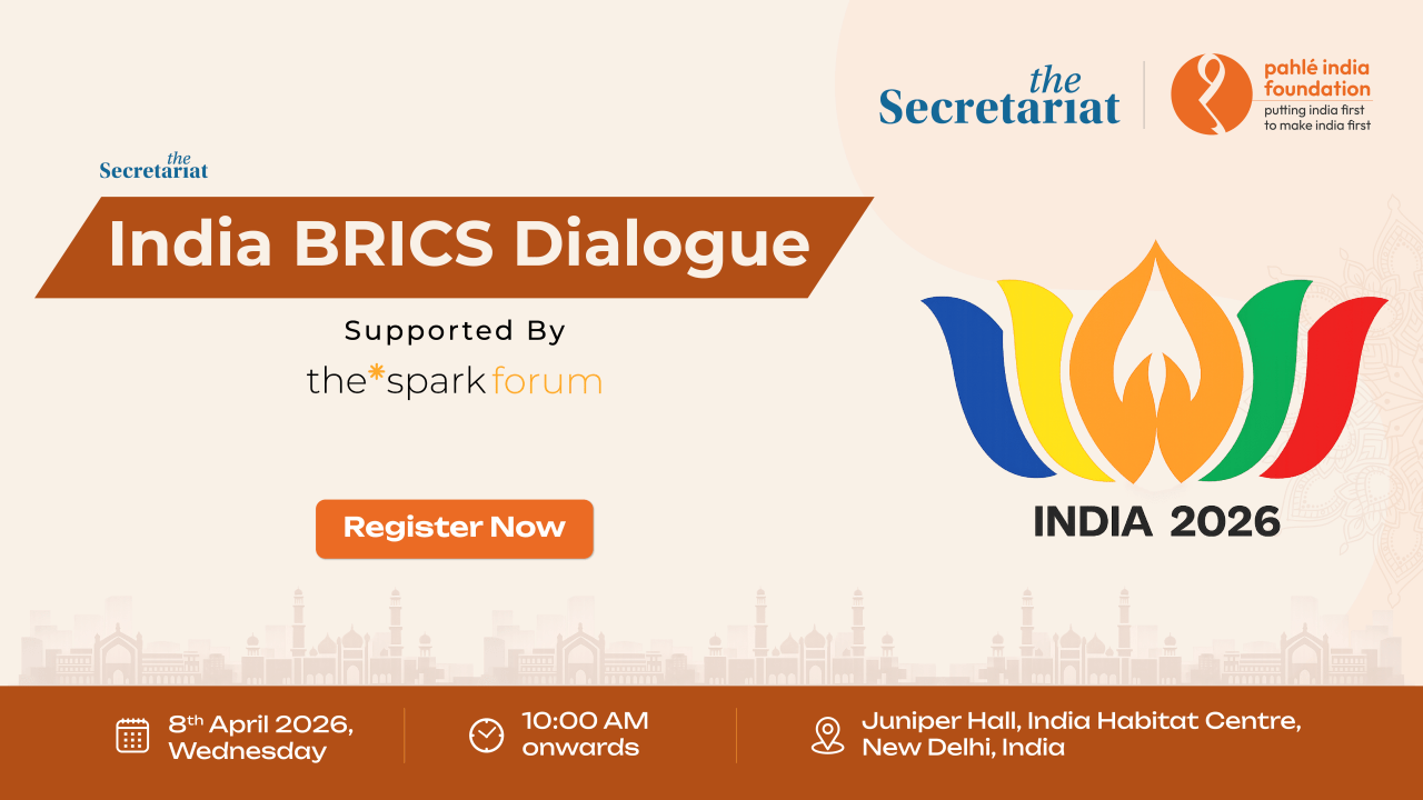 India BRICS Dialogue Poster