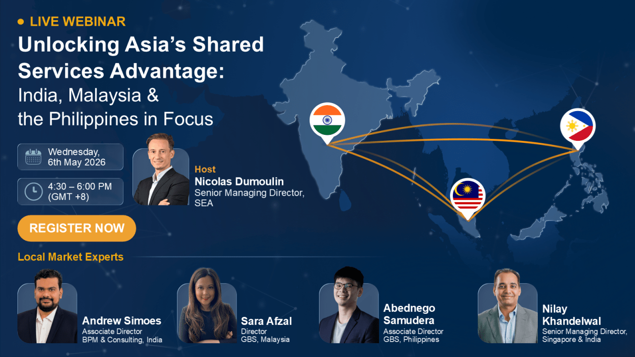 Unlocking Asia’s Shared Services Advantage in India, Malaysia & Philippines Poster