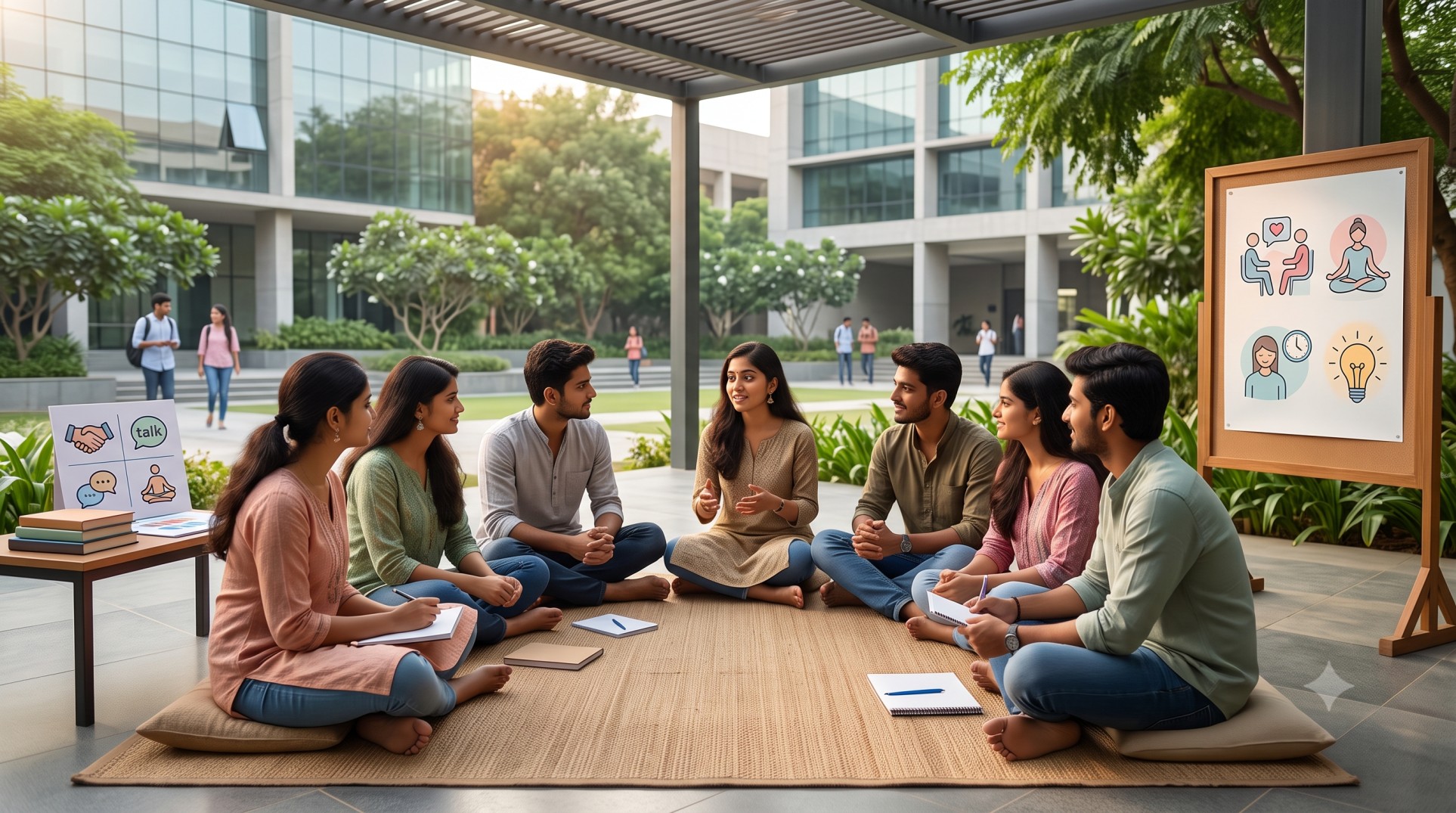 Mental wellness initiatives for college students